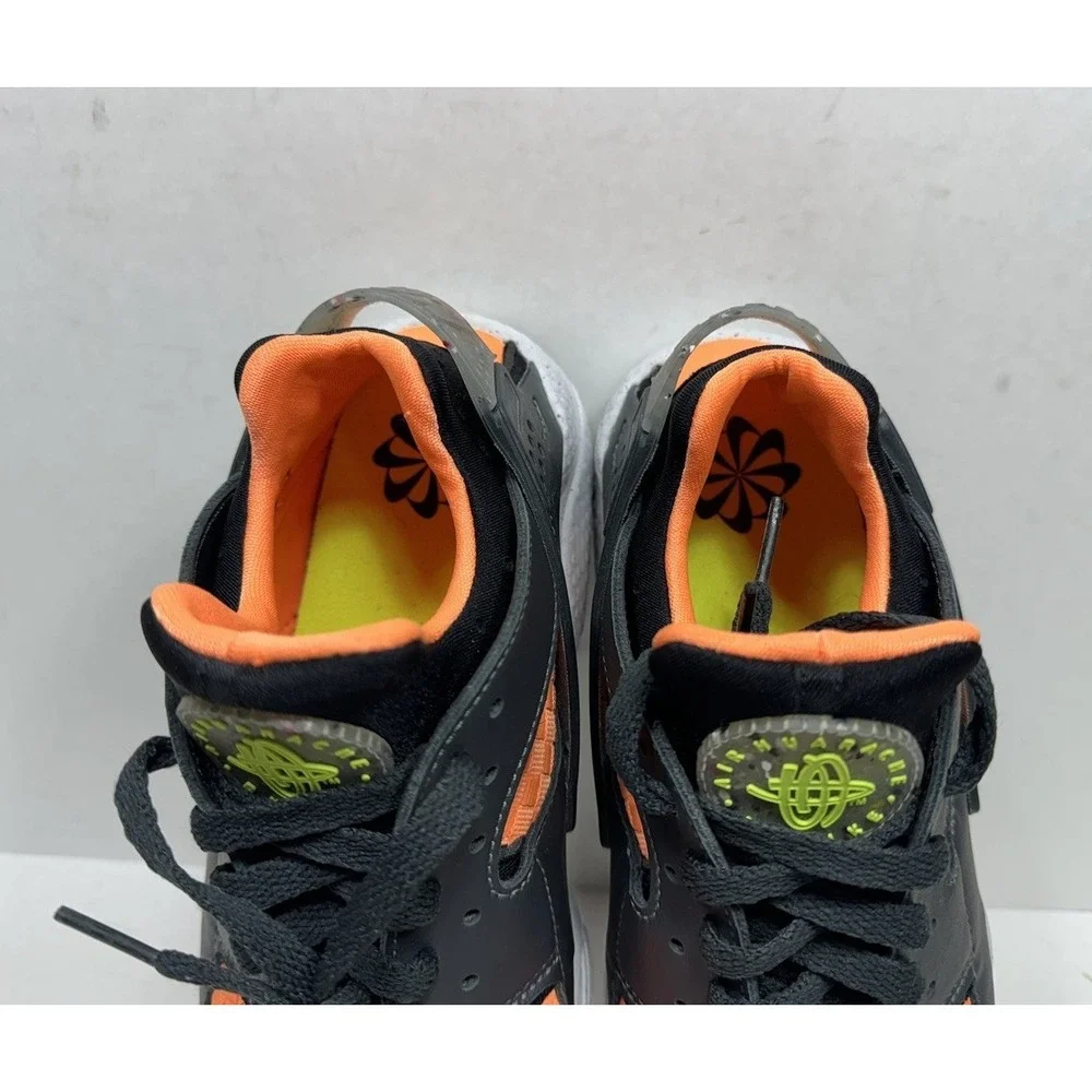 Nike Air‎ Huarache Crater PRM Halloween Black Orange DQ5013-001 Men's Size 8